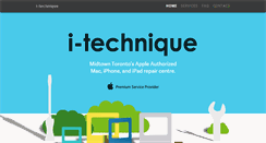 Desktop Screenshot of i-technique.ca